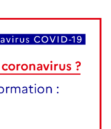 illustration Information prévention – Coronavirus